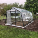 Serre de jardin S104H 9,12m² en aluminium et verre trempé ALULINE – ACD