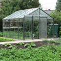 Serre de jardin R305H 11,35m² en aluminium et verre trempé ALULINE – ACD
