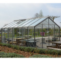 Serre de jardin R307H 15,88m² en aluminium et verre trempé ALULINE – ACD