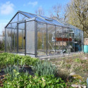 Serre de jardin R307H 15,88m² en aluminium et verre trempé ALULINE – ACD