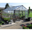 Serre de jardin S208H 22,53m² en aluminium et verre trempé ALULINE – ACD
