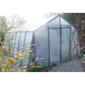 Serre de jardin S208H 22,53m² en aluminium et verre trempé ALULINE – ACD
