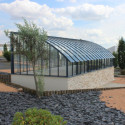 Serre à dos vitré Harmonie Versailles sur muret 2,8x3,8m - Lams