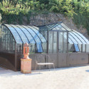 Serre à dos vitré Harmonie Mirabeau sur embase 2,8x6,05m - Lams