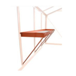Table de culture en aluminium et PVC 217x42cm – ACD