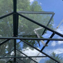 Lucarne en aluminium anodisé pour serres de jardin Natura LAMS