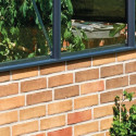 Serre de jardin sur muret 13m² anthracite en verre trempé Grand Oase - Juliana