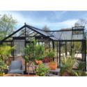Orangerie La serre de Sophie 22,6m² aluminium et verre trempé 4mm avec embase – ACD Prestige Live