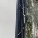 Serre adossée Prima 7,22m² en aluminium anthracite et verre trempé 4mm - Green Protect