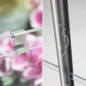 Serre Aloé Diana 8,10m² en aluminium laqué vert et verre trempé 3mm + embase incluse - Natura Lams