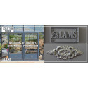 Serre de jardin SUPRA 25,80m² en aluminium laqué et verre trempé 4mm + embase incluse - Lams
