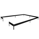 Serre de jardin 9,9m² noire en verre trempé Qube - Halls