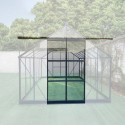 Kit porte complète supplémentaire pour serres alu et verre autoportantes largeur 300cm Green Protect