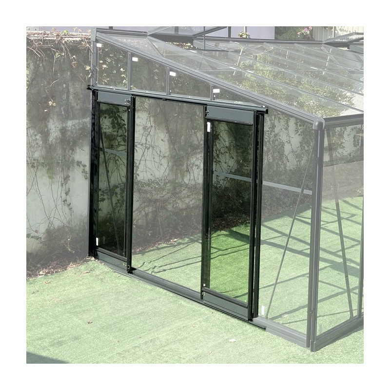 Kit porte complète supplémentaire pour serres LUXE alu et verre Green Protect