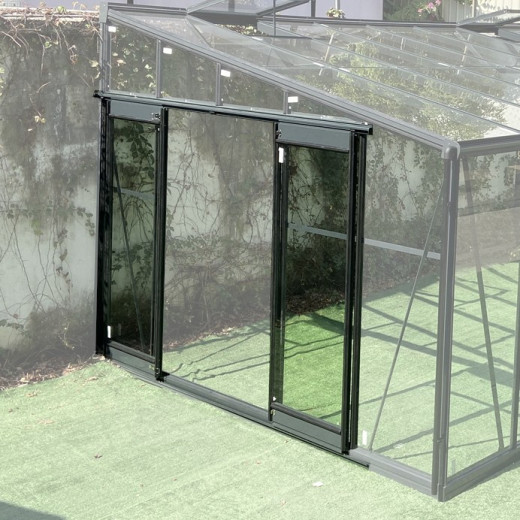 Kit porte complète supplémentaire pour serres LUXE alu et verre Green Protect