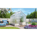 Serre de jardin Apollo 3800 en alu et polycarbonate de 4 mm - Vitavia