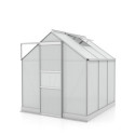Serre de jardin Apollo 3800 en aluminium et panneaux de polycarbonate de 6 mm - Vitavia