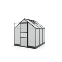 Serre de jardin en alu noir et polycarbonate 4mm - Apollo 3800 - Vitavia