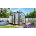 Serre de jardin en alu noir et polycarbonate 6mm - Apollo 5000 - Vitavia