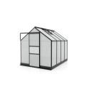 Serre de jardin en alu noir et polycarbonate 6mm - Apollo 5000 - Vitavia