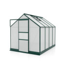 Serre de jardin en alu vert et polycarbonate 4mm - Apollo 5000 - Vitavia
