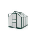 Serre de jardin en alu vert et polycarbonate 4mm - Apollo 5000 - Vitavia