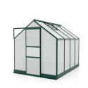 Serre de jardin en alu vert et polycarbonate 6mm - Apollo 5000 - Vitavia