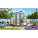 Serre de jardin en alu vert et polycarbonate 4mm - Apollo 3800 Vitavia