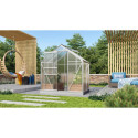 Serre de jardin Venus 2,5m² en aluminium et panneaux de polycarbonate 6mm - Vitavia