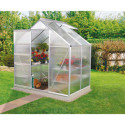 Serre de jardin Venus 2,5m² en aluminium et panneaux de polycarbonate 6mm - Vitavia