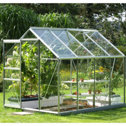 Serre de jardin en alu et verre de sécurité 3mm - Venus 5000 - Vitavia