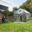 Serre de jardin en alu et polycarbonate 4mm - Venus 6200 - Vitavia