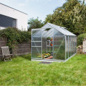 Serre de jardin en alu et polycarbonate 6mm - Venus 6200 - Vitavia