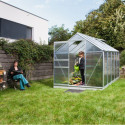Serre de jardin en alu et polycarbonate 6mm - Venus 6200 - Vitavia