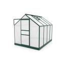 Serre de jardin en alu vert et polycarbonate 4mm - Venus 5000 Vitavia