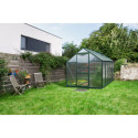 Serre de jardin Venus 6,2m² en alu émeraude et polycarbonate 4mm - Vitavia