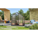 Serre de jardin en alu noir polycarbonate 4mm - Venus 2500 - Vitavia