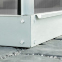 Embase en acier pour les serres de jardin 5m² de Vitavia