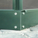 Embase pour les serres de jardin 5m² - acier vert émeraude - Vitavia
