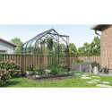 Serre de jardin en alu noir et verre de 3mm - Orion 3800 - Vitavia