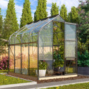 Serre de jardin en alu noir et verre de 3mm - Orion 5000 - Vitavia