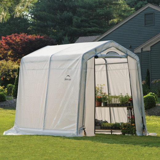 Serre de jardin démontable 4,32m² en polyéthylène et acier - Shelter Logic