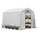 Serre de jardin démontable 5,76m² en polyéthylène et acier - Shelter Logic