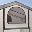 Serre de jardin démontable 5,76m² en polyéthylène et acier - Shelter Logic