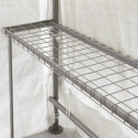 Serre de jardin démontable 4,32m² en polyéthylène et acier avec étagère - Shelter Logic