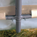 Serre de jardin démontable 18,3m² en polyéthylène et acier - Shelter Logic