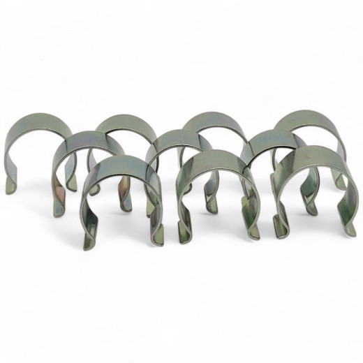 Lot de 10 clips de diam 18mm pour serres avec aérations latérales Serres Tonneau