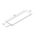 Étagères en polycarbonate – kit de 4 – pour abri de jardin – Canopia