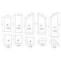 Jeu complet de plaques de polycarbonate 4mm pour serre adossée 3,9m² Green Protect