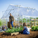 Serre Balance™ 11m² structure argent et panneaux hybrides – Canopia PALRAM
